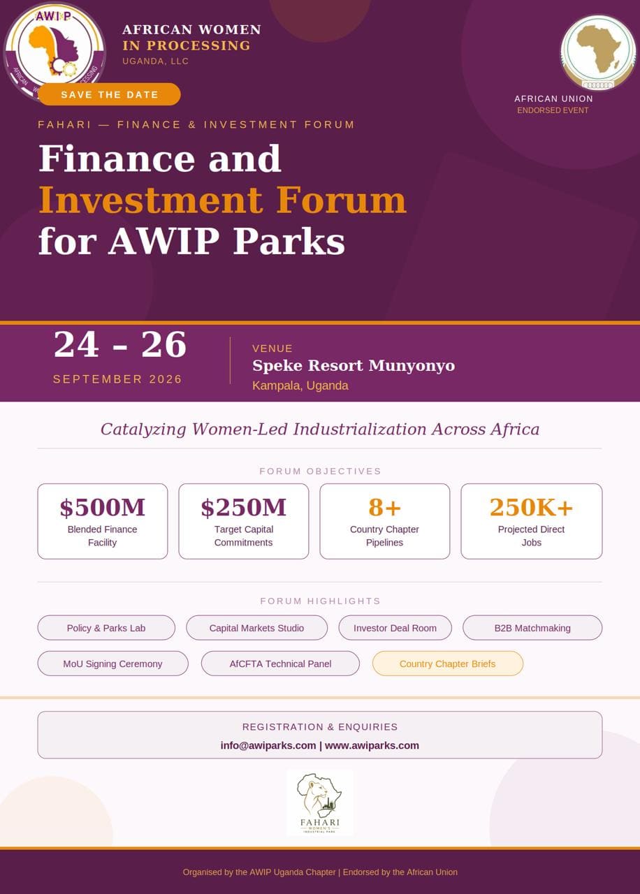 AWIP Finance and Investment Forum 2026 promotional flyer